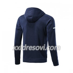 FC Bayern München Trening Jakna Kapuljačom 2017-18 Plava